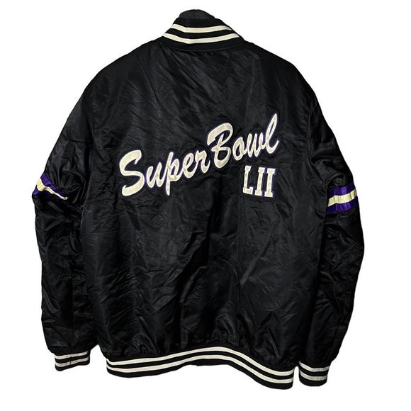Starter Suberbowl LII Bomber Jacket Medium - Picture 3 of 5